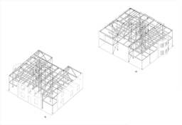53 Avenue Road 3D structural steel model