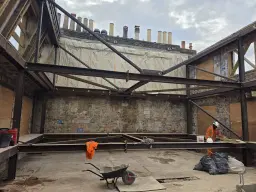 Cottesmore timber bracing and façade retention works